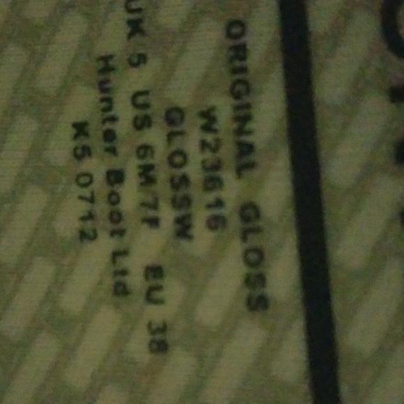 Hunter Boots Black sz. US 7 EU 38 - Picture 16 of 16